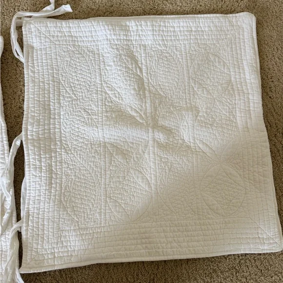 Pottery Barn Euro Sham Pillow Cover - Floral Linen Blend - Picture 5 of 5